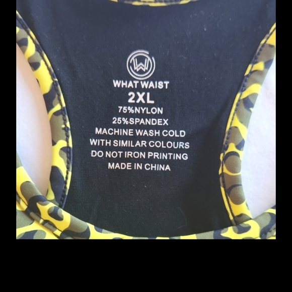 🏷️2XL WHAT WAIST VIBES BRA - LEOPARD MEDIUM SUPPORT - Picture 7 of 10